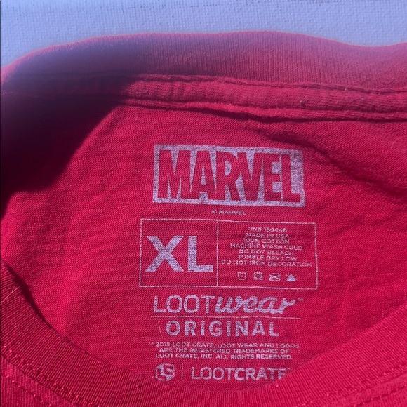 Marvel - Deadpool ‘Pico-Boo! Taco Surprise’ Red Graphic Tee - Picture 2 of 3